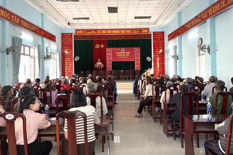 Tổ chức Lễ chúc thọ, mừng thọ cho Người cao tuổi năm 2024 xã Vinh Quang